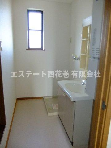 パームハイツ高田A棟の洗面所