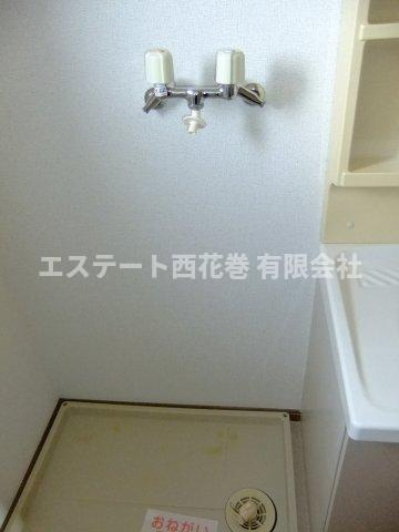 パームハイツ高田A棟の設備|洗濯機置き場。お湯も出ます！