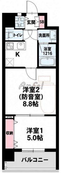 【間取り】 | THE MUSIC COURT
