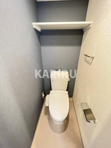 ソルテラス大阪城東のトイレ|清潔感のあるトイレです