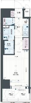 ソルテラス大阪城東の間取り