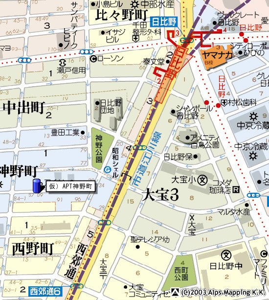 MYハウス神野の地図