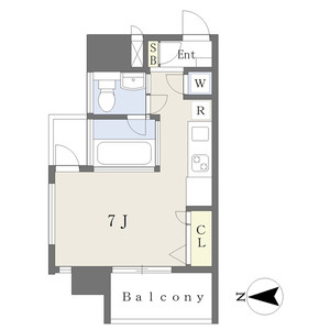 ＳＫ　ＢＵＩＬＤＩＮＧ６の間取り
