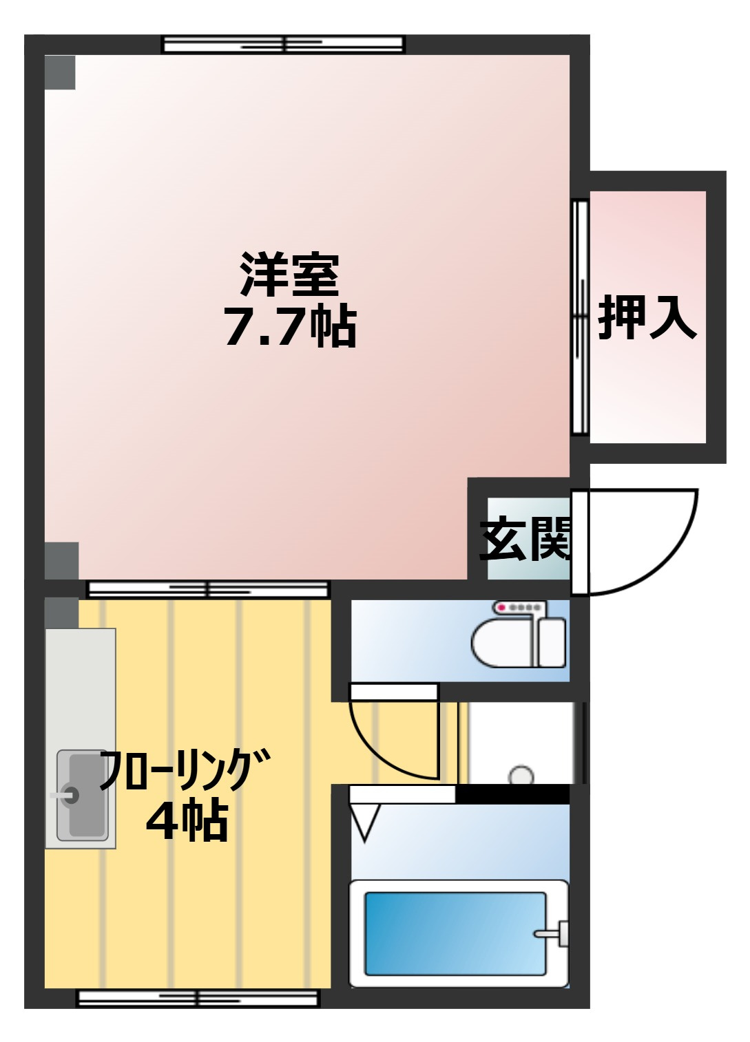 峰ビルの間取り