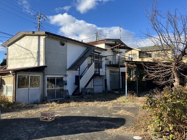 住宅＋店舗＋倉庫の外観