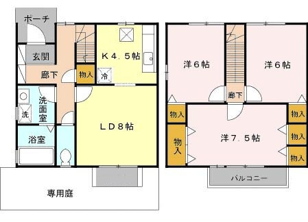 アルスクレストⅠの間取り