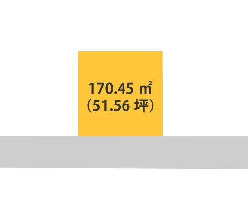 和歌山市有本・土地・56890の区画図