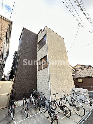 大阪市西淀川区姫島１丁目のアパートの外観