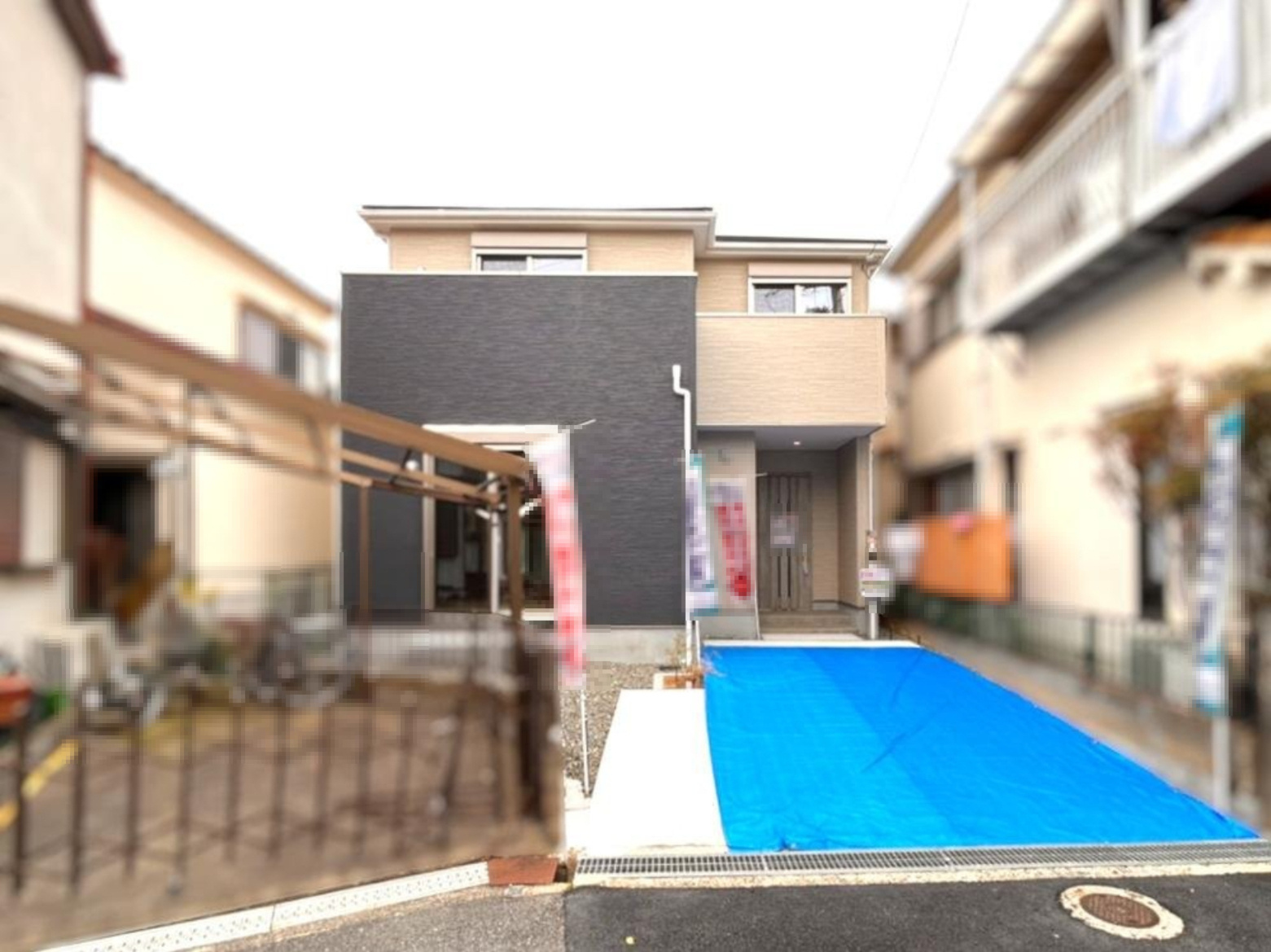 招提南町2丁目　未入居一戸建ての駐車場|駐車スペース
■物件内覧・資金計画相談・住宅ローン相談、リフォーム相談、お問合せ受付中■
※当日・翌日のご内覧、ご相談はお電話でのお問合せがスムーズです！