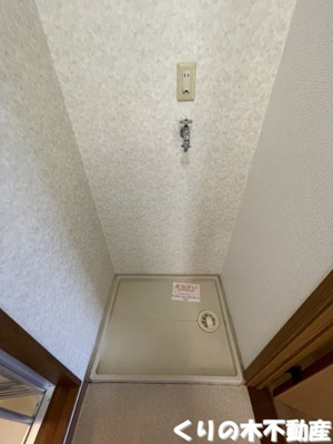 【設備】 | ロータス・高田Ａ | 室内洗濯機置き場です