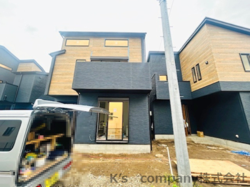 茅ヶ崎市今宿　新築戸建　2号棟の外観|外観写真☆外構工事中♪