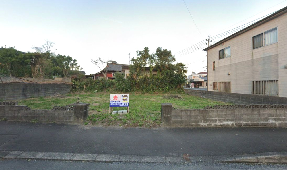 曽於市末吉町諏訪方の売地の外観