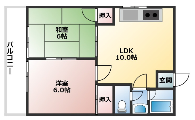 【間取り】 | マンション和泉第三