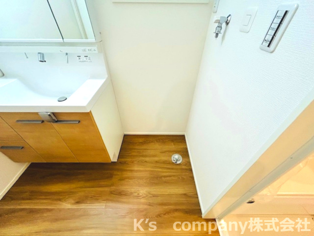 茅ヶ崎市今宿　新築戸建　3号棟のランドリースペース|洗濯機置き場です☆