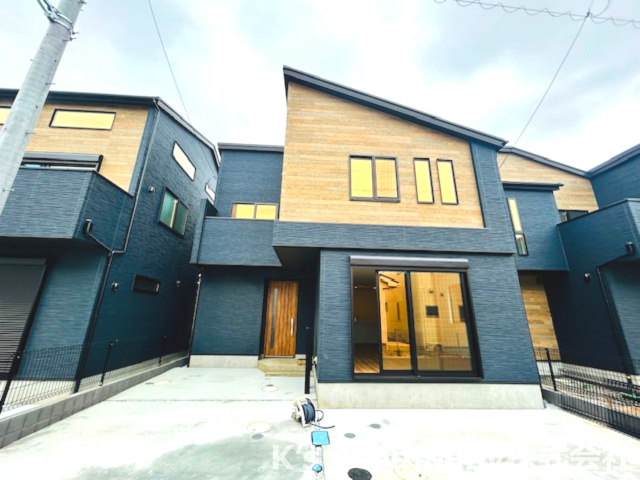 茅ヶ崎市今宿　新築戸建　3号棟の外観|重厚感のある現代的な外観です♪