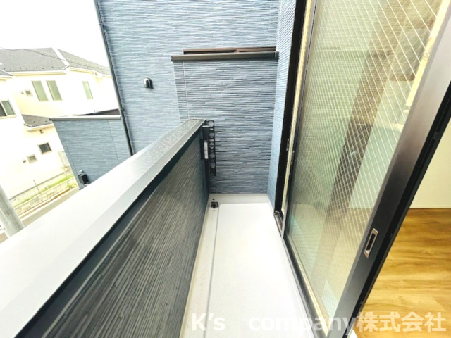 茅ヶ崎市今宿　新築戸建　3号棟のバルコニー|陽当たりの良いバルコニー☆