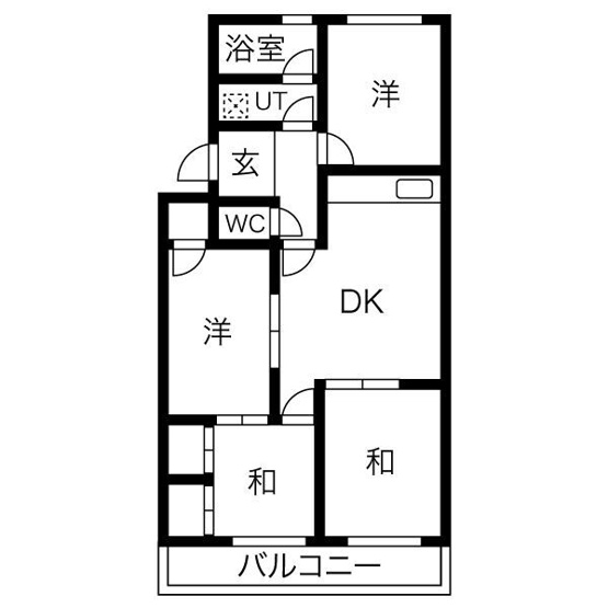 【間取り】 | パレス箕輪