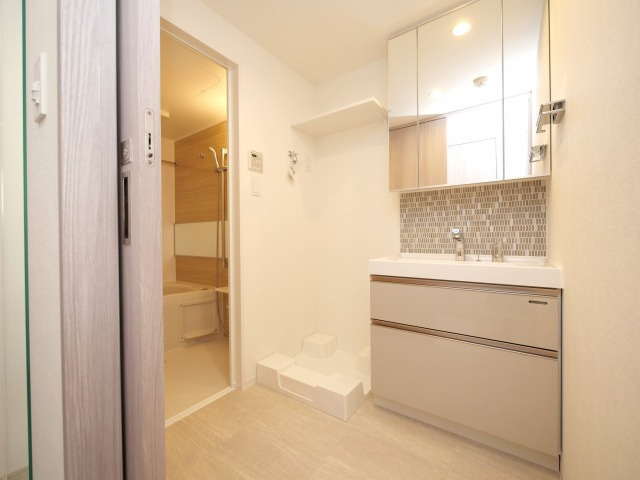 シーズンフラッツ新大阪の洗面所