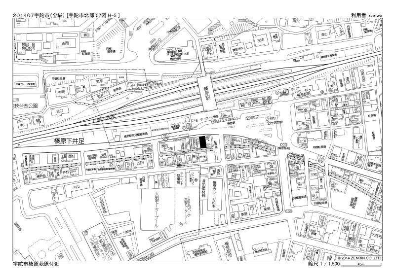 駅前　事務所の地図