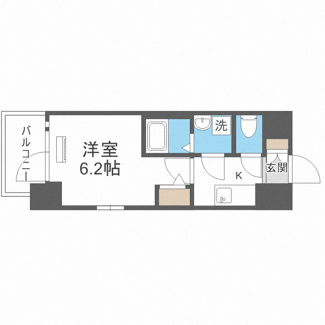 【間取り】 | エスリード弁天町クレール