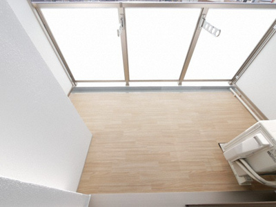 【バルコニー】 | セレニテ福島プリエ | 外からの目が気にならないバルコニーで洗濯物が干せます