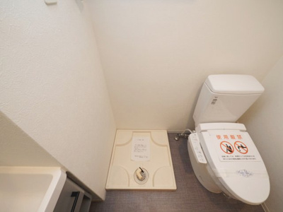 【設備】 | セレニテ谷九プリエ | 洗濯機置き場です