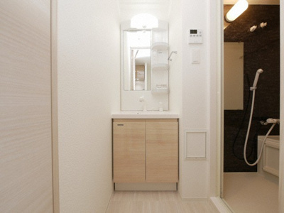 【洗面所】 | サムティ夕凪LUKSUS | 独立洗面台です