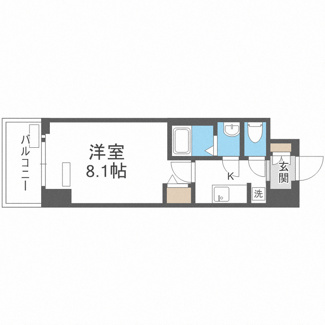 【間取り】 | プレサンス谷町九丁目駅前