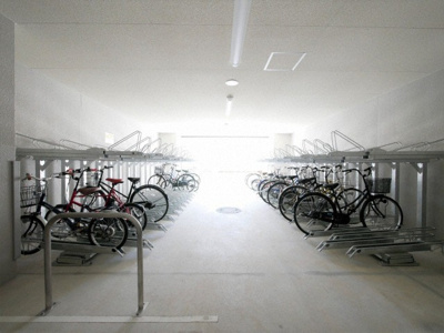 【その他共用部分】 | プレサンス谷町九丁目駅前 | 駐輪場です