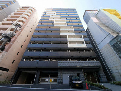 【外観】 | プレサンス谷町九丁目駅前 | 外観は落ち着いています