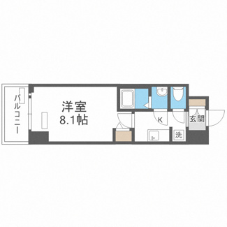 【間取り】 | プレサンス谷町九丁目駅前