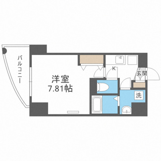 【間取り】 | Luxe難波WEST