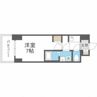 【間取り】 | S-RESIDENCE福島Alovita