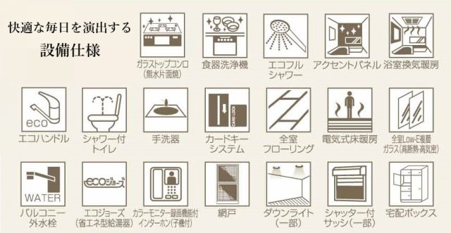 豊島区千川2丁目の設備|生活を彩る充実した設備仕様