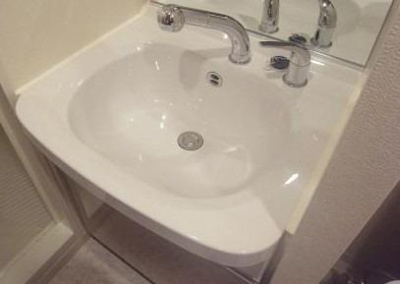 【洗面所】 | プレサンス梅田東ベータ | 独立洗面台です