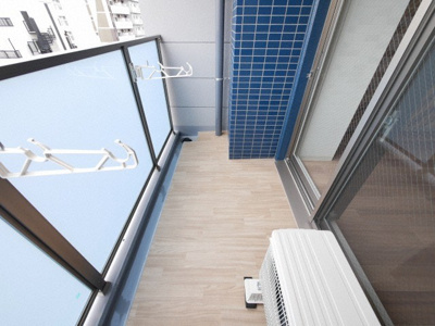 【バルコニー】 | プレサンス谷町九丁目ディセオ | バルコニーからの眺めを楽しみながら食事をしませんか