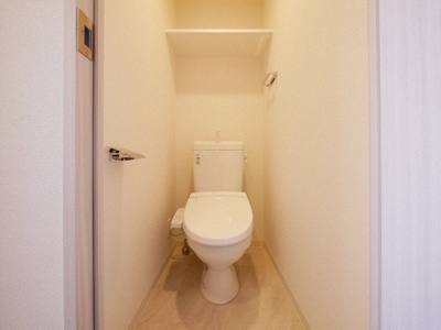 【トイレ】 | プレサンスOSAKA DOMECITY クロスティ | 落ち着いた色調のトイレです