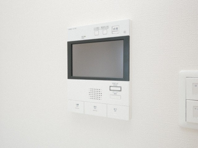 【セキュリティ】 | エスリード大阪ドームシティ | モニター付きインターホンです