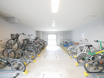 【その他共用部分】 | アクアプレイス天王寺Ⅱ | 駐輪場です