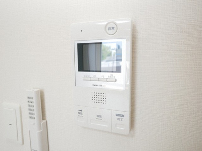 【セキュリティ】 | ヴィラ・セレーノ玉造本町 | モニター付きインターホンです