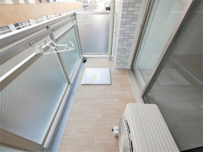 【バルコニー】 | エスリード大阪上本町ブランシュ | お洗濯にも便利なバルコニー付き