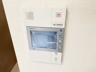 【セキュリティ】 | プレサンス四天王寺前夕陽ケ丘ヴィリード | モニター付きインターフォンです。