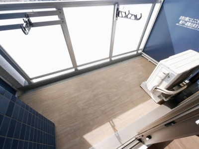 【バルコニー】 | プレサンス玉造ザ・ライブ | 陽当たり良好なバルコニーです