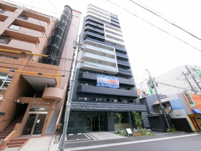 【外観】 | プレサンス堺筋本町駅前シェル | 落ち着いた雰囲気の外観です