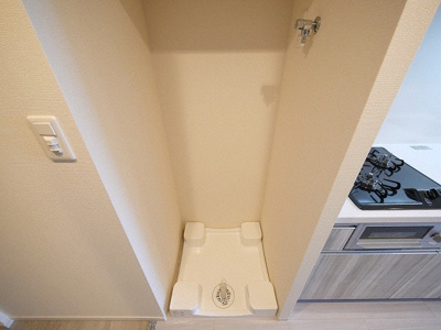 【設備】 | プレサンス桜ノ宮イーサリアル | 洗濯機置き場です