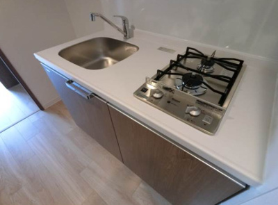 【キッチン】 | プレサンス大阪ゲートシティ | きれいなキッチンです