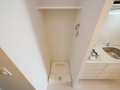 【設備】 | プレサンス新大阪ストリーム | 洗濯機置き場です