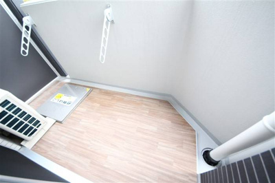 【バルコニー】 | ララプレイス大阪城WESTEN | 広々としたバルコニーです