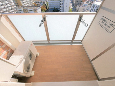 【バルコニー】 | エグゼ天神橋 | お洗濯にも便利なバルコニー付き