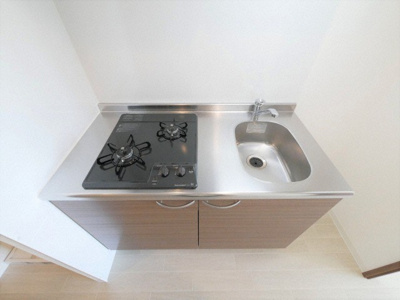 【キッチン】 | エグゼ天神橋 | コンパクトなキッチンで掃除もラクラク